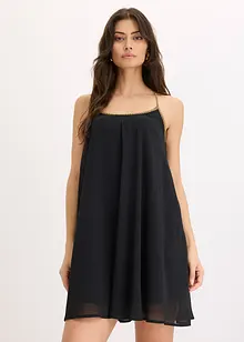 Robe en crêpe avec un dos original, bonprix