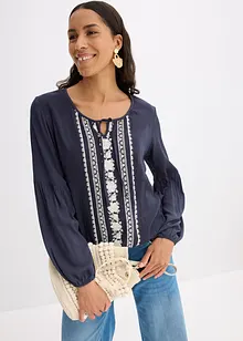 Blouse brodée, bonprix