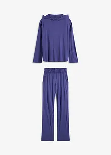 Tenue d’intérieur oversize en viscose, avec capuche, bonprix