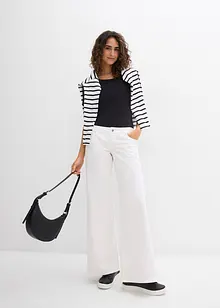Lot de 2 T-shirts en viscose douce, bonprix