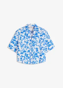 Blouse manches courtes en viscose mélangée douce, bonprix