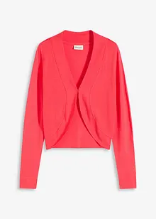 Gilet court en maille avec viscose, bonprix