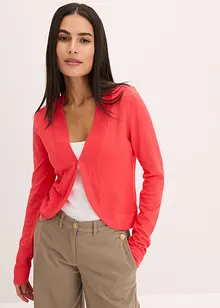 Gilet court en maille avec viscose, bonprix