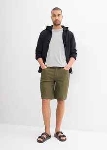Lot de 2 bermudas en jean extensible, Regular, bonprix