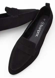 Mocassins en cuir, bonprix