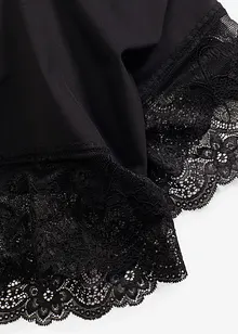 Cycliste anti-frottement en polyamide rafraîchissant avec jambe en dentelle, bonprix