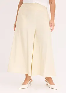 Jupe-culotte en tissu effet froissé, bonprix