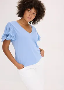 T-shirt à volants, bonprix