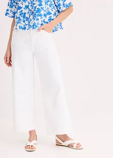 Jupe-culotte en coton mélangé extensible, bonprix