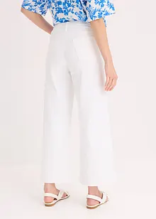 Jupe-culotte en coton mélangé extensible, bonprix