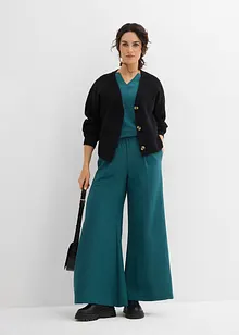 Pantalon palazzo à pinces, bonprix