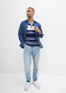 T-shirt col Henley manches courtes, bonprix