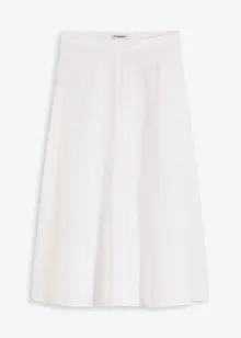 Jupe midi fluide en viscose mélangée, bonprix