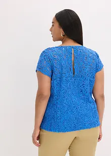 Blouse en dentelle cordée, bonprix