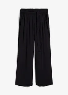 Pantalon palazzo en viscose douce, bonprix