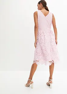 Robe en dentelle avec empiècement au crochet, bonprix