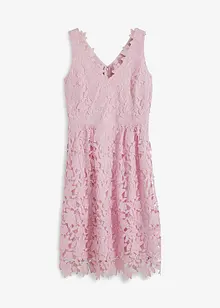 Robe en dentelle avec empiècement au crochet, bonprix
