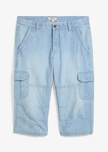 Jean cargo 3/4 Regular droit, bonprix