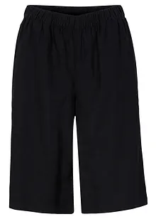 Bermuda en lin et viscose, taille haute, bonprix