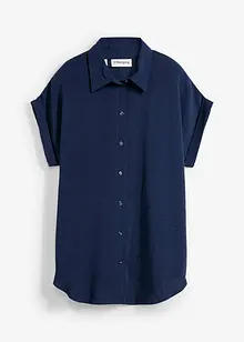 Chemisier manches courtes avec polyester recyclé, bonprix