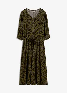 Robe midi en viscose fluide, bonprix