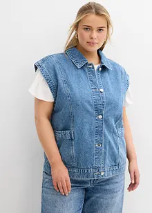 Gilet sans manches en jean, bonprix