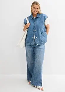 Gilet sans manches en jean, bonprix