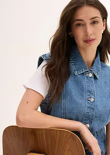 Gilet sans manches en jean, bonprix