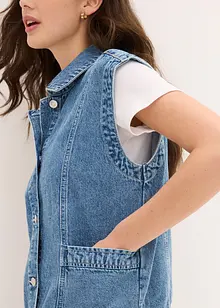Gilet sans manches en jean, bonprix