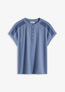 T-shirt à empiècement dentelle, bonprix