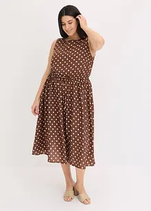 Robe midi avec lien à nouer, bonprix