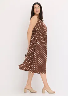 Robe midi avec lien à nouer, bonprix