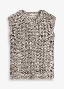Top en grosse maille ajourée, bonprix