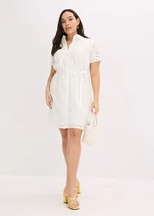 Robe-chemise en broderie anglaise, bonprix