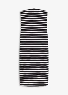 Robe bustier en matière côtelée, bonprix