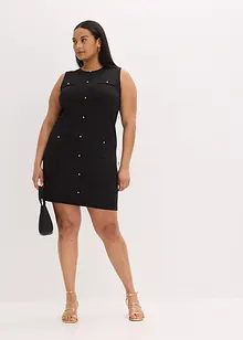 Robe avec boutons décoratifs, bonprix