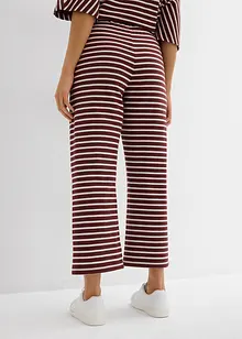 Pantalon en jersey coton texturé, bonprix