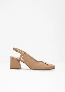Escarpins à talons ouverts, bonprix