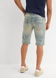 Bermuda taille élastiquée en léger denim, Slim, bonprix