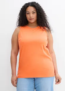 Lot de 2 tops 100% coton, bonprix