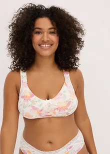 Lot de 2 soutiens-gorge coton minimiseurs sans armatures, bonprix