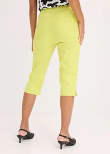 Pantalon corsaire taille élastiquée, bonprix