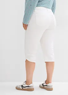 Pantalon corsaire taille élastiquée, bonprix