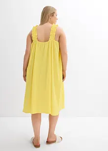 Robe en jersey crêpe gaufré, bonprix