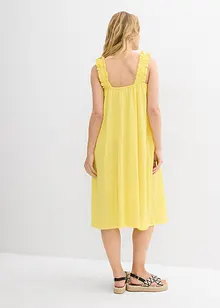 Robe en jersey crêpe gaufré, bonprix