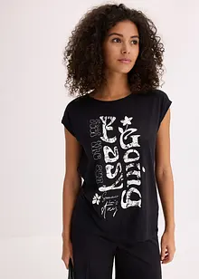 T-shirt long 100% coton, bonprix