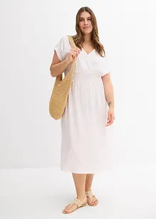 Robe en jersey crêpe aérien, bonprix