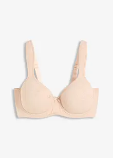 Soutien-gorge à coques et bonnets brodés, bonprix
