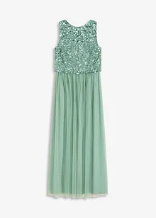 Robe longue brodée de sequins, bonprix