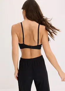 Lot de 2 soutiens-gorge bralette coton rembourrés sans armatures, bonprix
